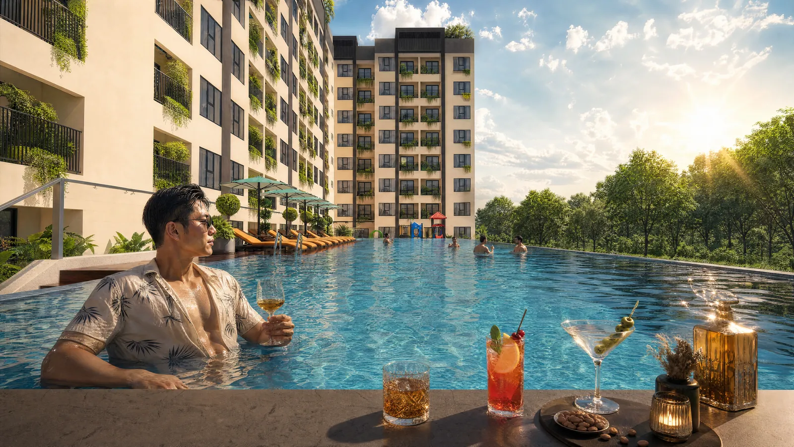 Pool bar